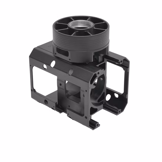 Peças de usinagem CNC para estrutura de câmera de celular de metal em aço inoxidável / latão / peças de telefone em alumínio